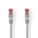 Kabel NEDIS CCGL85220GY10, Patch, CAT6 SFTP, UTP, sivi, 1m
