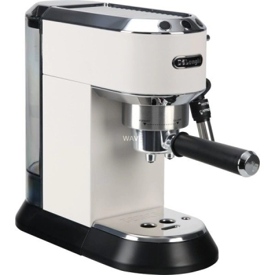 Aparat za kavu DELONGHI Dedica EC 685 W, 15bara espresso-pump, bijeli   - De Longhi