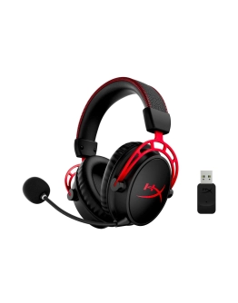 Slušalice HYPERX Cloud Alpha, 4P5D4AA, gaming, bežične, crno-crvene