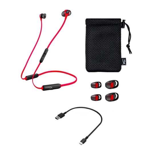 Slušalice HYPERX Cloud buds, in-ear, bežične, mikrofon, crvene