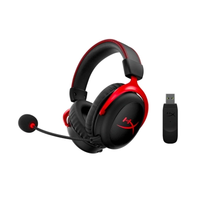 Slušalice HYPERX Cloud II, gaming, bežične, crno-crvene   - RAČUNALNA PERIFERIJA