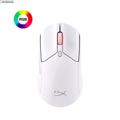 Miš HYPERX Pulsefire Haste 2, RGB, gaming, bežični, bijeli   - Miševi