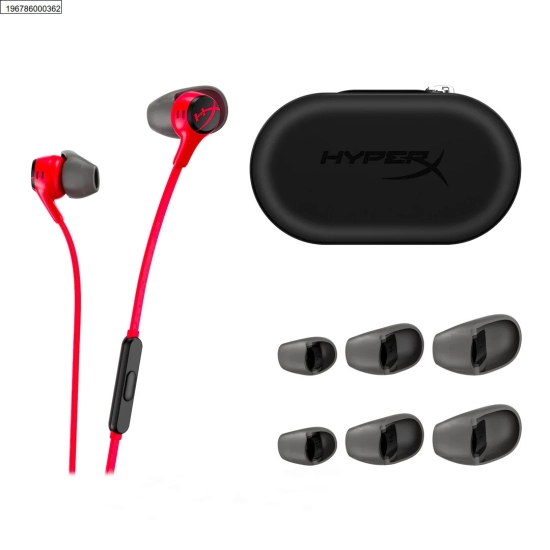 Slušalice HYPERX Cloud Earbuds II, in-ear, mikrofon, crvene