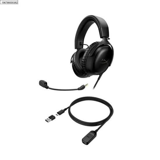 Slušalice HYPERX Cloud III Gunmetal, gaming, crne