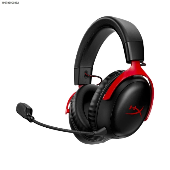 Slušalice HYPERX Cloud III, bežične gaming, crveno-crne