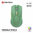 Miš FANTECH Venom II Vibe, optički, bežični, 4000 DPI, gaming, zeleni