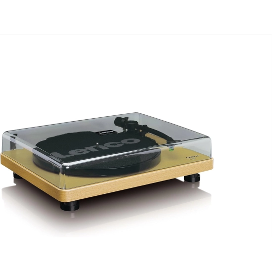 Gramofon LENCO L-30WD, RCA izlaz, USB-B PC kodiranje, 33 i 45 RPM, Audio-Technica AT3600 cartridge, wood