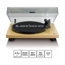 Gramofon LENCO L-30WD, RCA izlaz, USB B PC kodiranje, 33 i 45 RPM, Audio-Technica AT3600 cartridge, wood