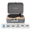 Gramofon LENCO TT-116GY, sa zvučnicima, Bluetooth 5, RCA izlaz, AUX ulaz, USB B PC kodiranje, 33,45 i 75 RPM