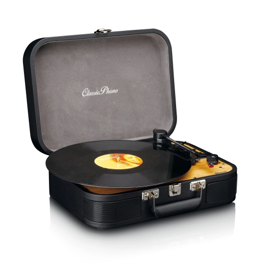 Gramofon LENCO TT-116BK, sa zvučnicima, Bluetooth 5, RCA izlaz, AUX ulaz, USB B PC kodiranje, 33,45 i 75 RPM, Gramofon LENCO TT-116BK, sa zvučnicima, Bluetooth 5, RCA izlaz, AUX ulaz, USB B PC kodiranje, 33,45 i 75 RPM,