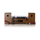 Gramofon LENCO MC-160WD, sa HiFi Stereo sustavom 2x10W, DAB, DAB+, FM radio, Bluetooth 5.0, RCA izlaz, AUX ulaz, USB A PC kodiranje, 33,45 i 75 RPM, daljinski upravljač