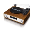 Gramofon LENCO MC-160WD, sa HiFi Stereo sustavom 2x10W, DAB, DAB+, FM radio, Bluetooth 5.0, RCA izlaz, AUX ulaz, USB A PC kodiranje, 33,45 i 75 RPM, daljinski upravljač
