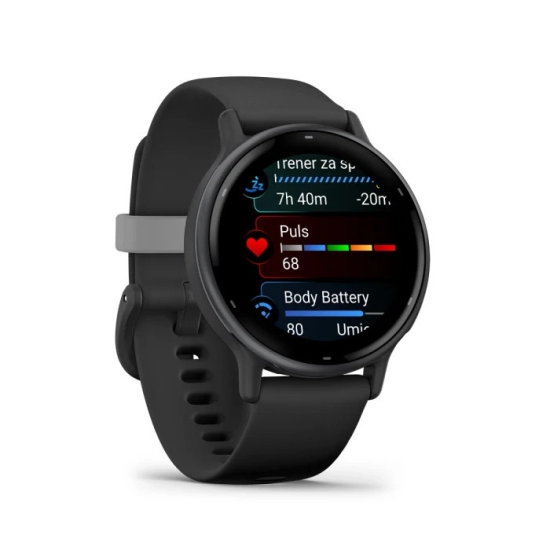 Pametni sat GARMIN Vivoactive 5 010-02862-10, Slate crni remen