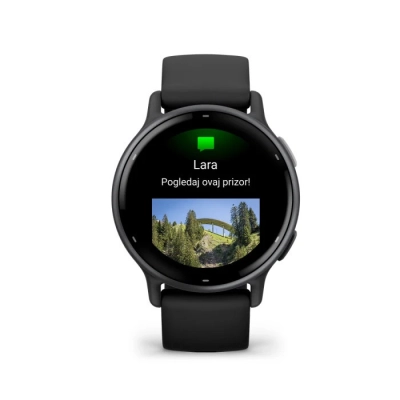 Pametni sportski sat GARMIN Vivoactive 5 010-02862-10, Slate crni remen   - GARMIN Vivoactive