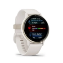 Pametni sportski sat GARMIN Vivoactive 5 010-02862-11, Ivory Cream Gold remen