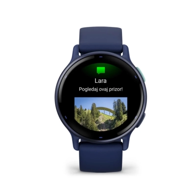 Pametni sat GARMIN Vivoactive 5 010-02862-12, Captain Blue Metalic plavi remen   - Pametni sportski satovi