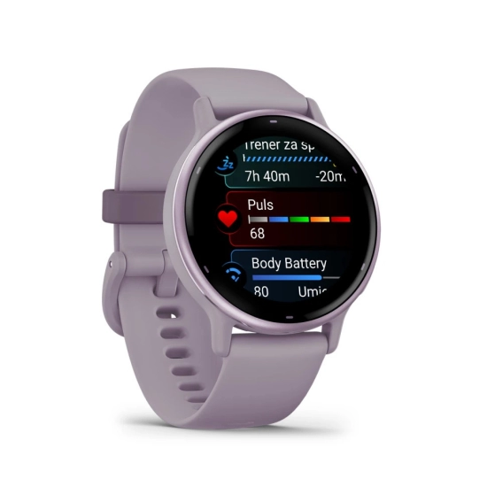 Pametni sat GARMIN Vivoactive 5 010-02862-13, Orchid Metalic remen