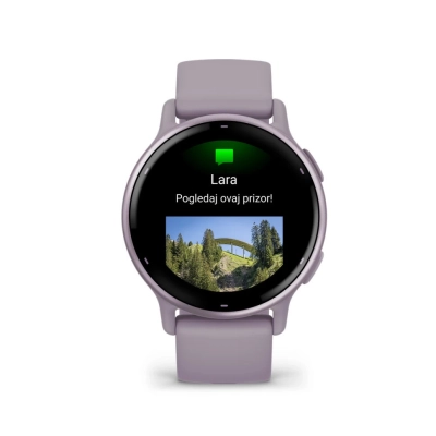 Pametni sportski sat GARMIN Vivoactive 5 010-02862-13, Orchid Metalic remen   - GARMIN Vivoactive