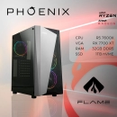 Računalo gaming PHOENIX FLAME Y-529, AMD Ryzen 5 7600X, 32GB, 1TB SSD, AMD Radeon RX 7700 XT