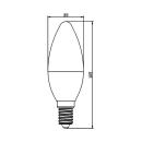 Žarulja LED Braytron 5W 4000K 450lm E14 IP20 svijeća BA09-00511