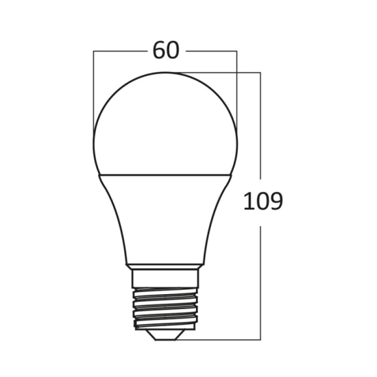 Žarulja LED Braytron 11W 6500K 1055lm E27 A60 IP20 BA13-01123 Žarulja LED Braytron 11W 6500K 1055lm E27 A60 IP20 BA13-01123