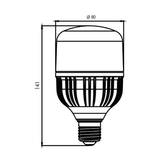 Žarulja LED Braytron 20W 6500K E27 T80 IP20