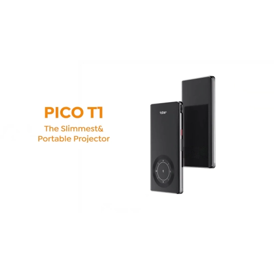 Projektor YABER Pico T1, DLP, 960x540 (podržava 1080p), 110 ANSI lumena, Wi-Fi, Bluetooth, Android TV 9, 2x USB C port  