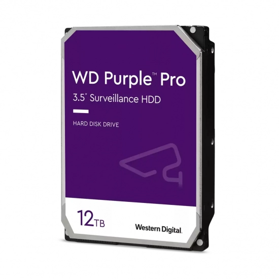 Tvrdi disk 12000 GB WESTERN DIGITAL Purple Pro, WD121PURP, SATA3, 256MB cache, 7200 okr./min, 3.5incha