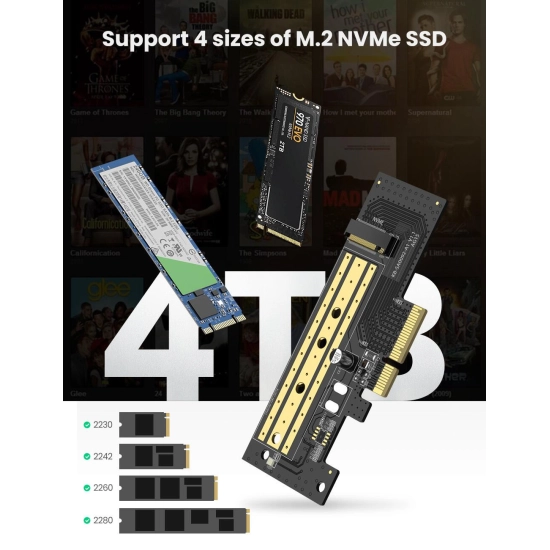 Kontroler UGREEN, SATA PCI-E, M.2 NVMe Kontroler UGREEN, SATA PCI-E, M.2 NVMe