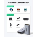 Adapter UGREEN, USB A 3.0 (Ž) na USB A 3.0 (Ž), srebrni
