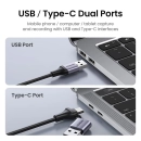Video capture card UGREEN, USB C/ A na HDMI, crna [ USB3.0 A/F to A/F Adapter Aluminum Case ]