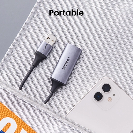 Video capture card UGREEN, USB C/ A na HDMI, crna [ USB3.0 A/F to A/F Adapter Aluminum Case ]