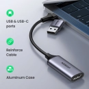 Video capture card UGREEN, USB C/ A na HDMI, crna [ USB3.0 A/F to A/F Adapter Aluminum Case ]
