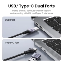 Video capture card UGREEN, USB C/ A na HDMI, crna [ USB3.0 A/F to A/F Adapter Aluminum Case ]