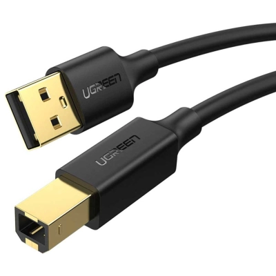 Kabel UGREEN USB A 2.0 (M) na USB B 2.0 (M), Print, 5m, crni - Podatkovni kabeli Kabel UGREEN USB A 2.0 (M) na USB B 2.0 (M), Print, 5m, crni - Podatkovni kabeli