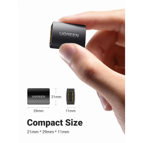 Adapter UGREEN, Type HDMI (Ž) na HDMI (Ž), crni Adapter UGREEN, Type HDMI (Ž) na HDMI (Ž), crni