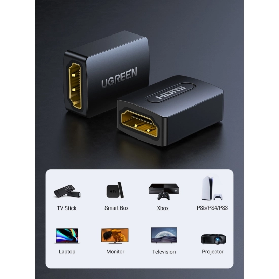 Adapter UGREEN, Type HDMI (Ž) na HDMI (Ž), crni Adapter UGREEN, Type HDMI (Ž) na HDMI (Ž), crni