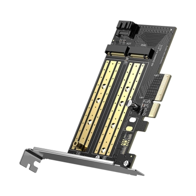 Kontroler UGREEN, SATA PCI-E, M.2 M-Key NVMe, M.2 B-key NVMe