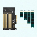 Kontroler UGREEN SATA PCI-E, M.2 M-Key NVMe, M.2 Bkey NVMe