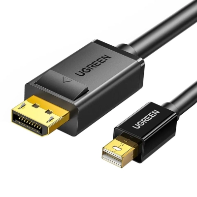 Kabel UGREEN, Mini DisplayPort (M) na DisplayPort (M), 1,5m, crni   - Video kabeli