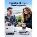 Prijenosno napajanje powerbank UGREEN Nexode, 20.000 mAh, 100W, Fast Charging, USB C, Power Delivery 3.0, srebrni