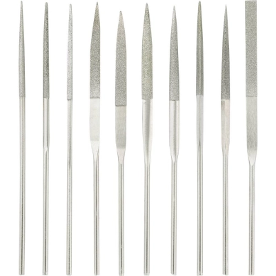 Set dijamantnih turpija Toolcraft, 10 kom   - Toolcraft