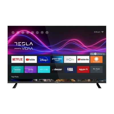Televizor LED 55incha TESLA 55M325BUS, VIDAA OS, UHD, DVB-T/T2/C/S/S2, HDMI, Wi-Fi, Bluetooth, USB, energetski razred F   - Tesla