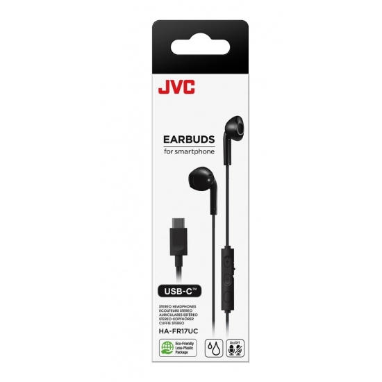 Slušalice JVC HA-FR17UCBU, in-ear, USB-C, crne