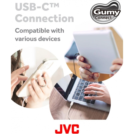 Slušalice JVC HA-FR9UCBU, in-ear, USB-C, crne