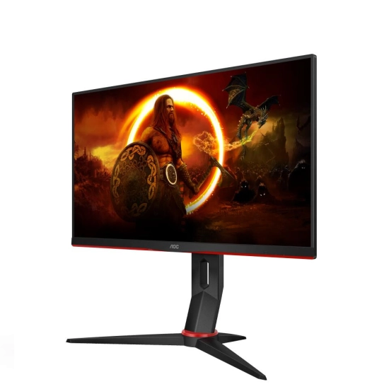 Monitor 23.8incha AOC 24G2ZU, FHD, IPS, 240Hz, 0.5ms, 350cd/m2, 1000:1, 4x USB A, zvučnici, crno crveni
