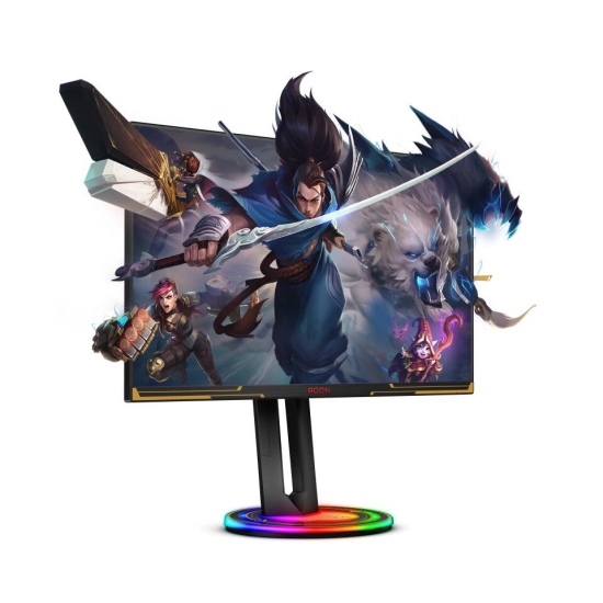 Monitor 27incha AOC League of Legends AGON AG275QXL, QHD, IPS, 165Hz, 1ms, 350cd/m2, 1000:1, 4x USB, zvučnici, crno crveni