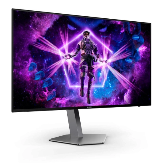 Monitor 26.5incha AOC AGON Pro AG276QZD, QHD, OLED, 240Hz, 0.03ms, 400cd/m2, 2x USB A, pivot, zvučnici, crni