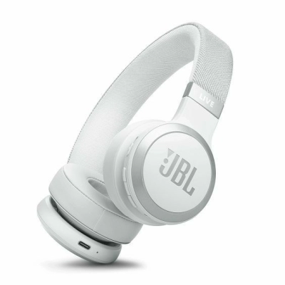 Slušalice JBL Live 670NC, on-ear, bežične, Bluetooth, 3.5mm, bijele, JBLLIVE670NCWHT   - Audio slušalice
