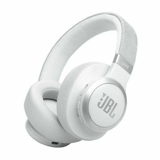 Slušalice JBL Live 770NC, on-ear, bežične, Bluetooth, 3.5mm, bijele, JBLLIVE770NCWHT